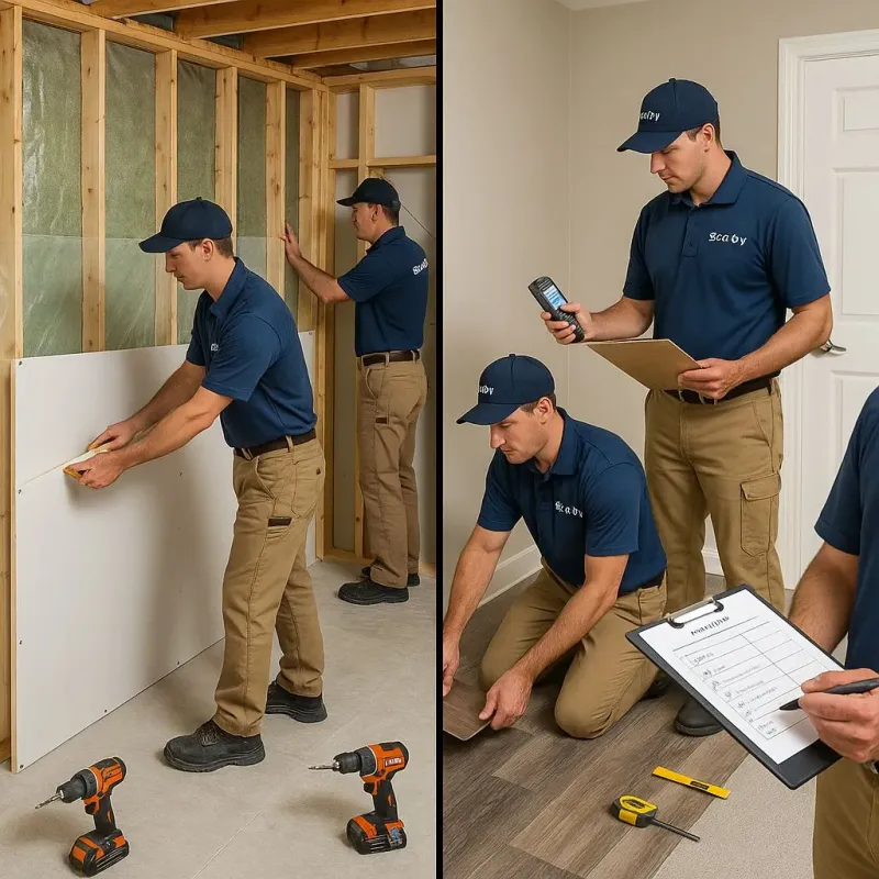 Repairs and Reconstruction process in Dunean, SC
